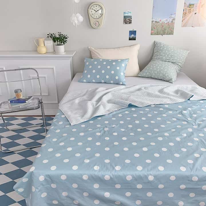 Bong-Bong ドット 夏用布団［2サイズ］