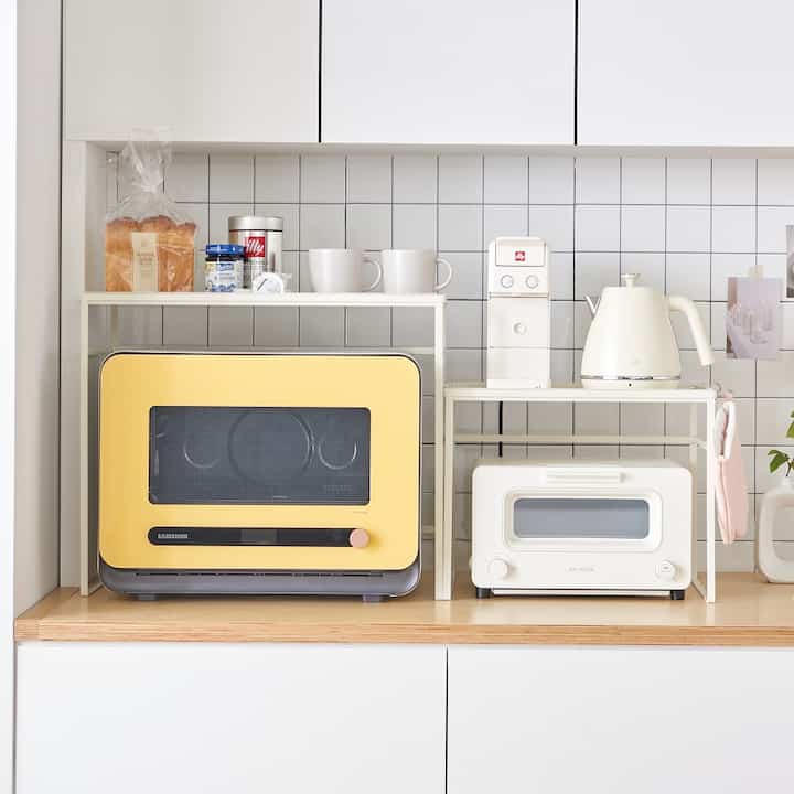 Momstory トースターラック／電子レンジラック［2サイズ］