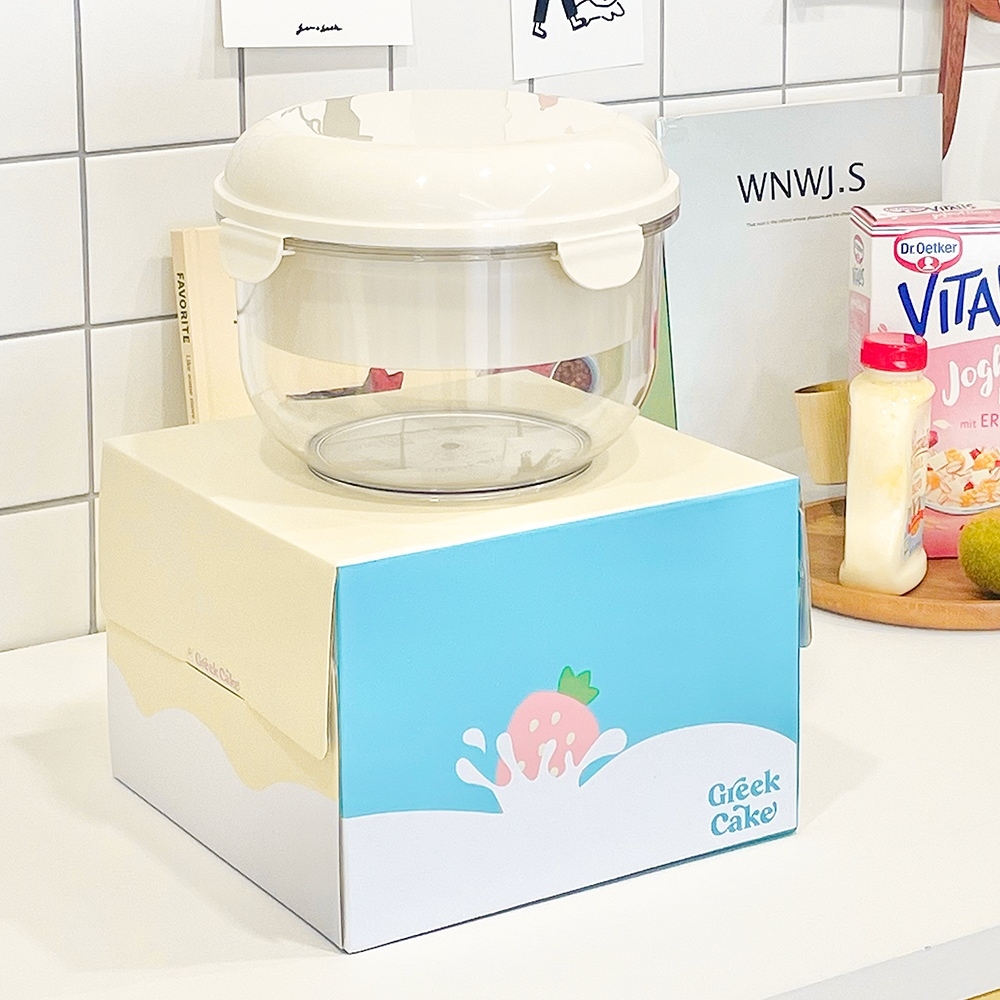 그릭케이크 2.45L 대용량 유청분리기 그릭요거트 메이커