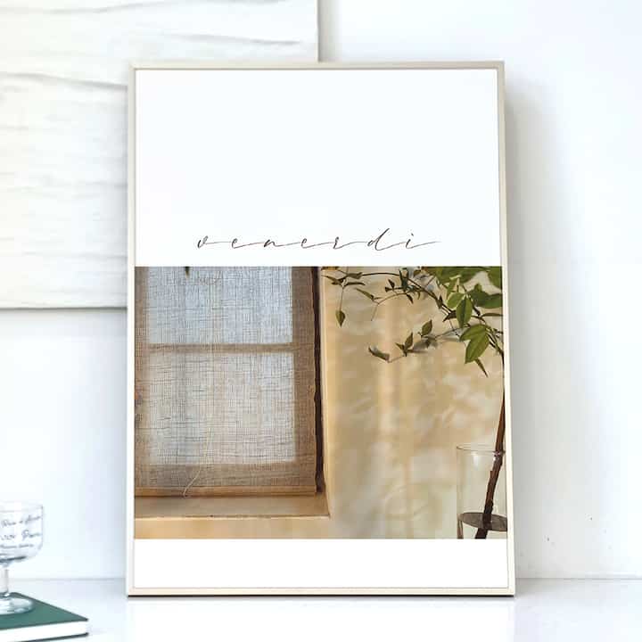 癒しの旅行フォトポスター 72 金曜日