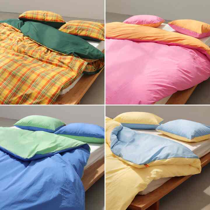 自分だけのカスタム 両面 布団カバー［42色］