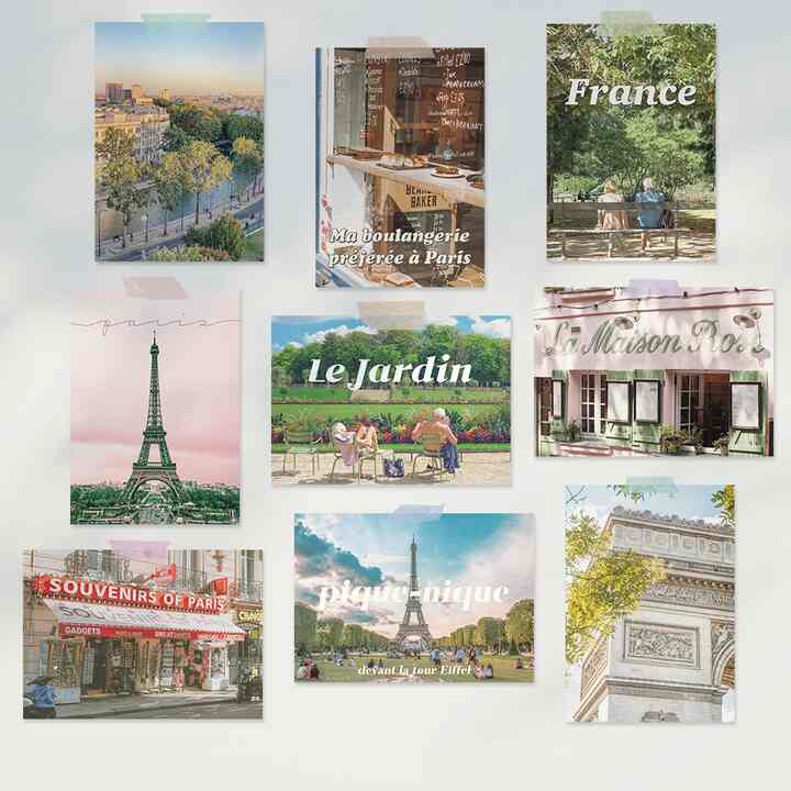 インテリア ポストカード