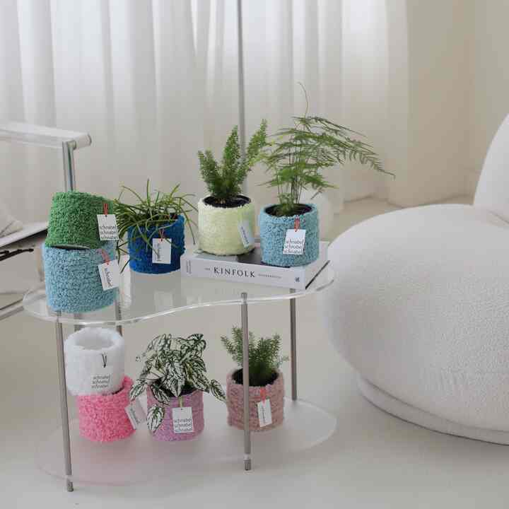 ニット植木鉢カバー［18色］