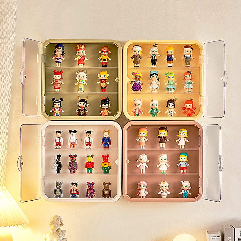 청년토이 벽걸이 아크릴 인형 피규어 보관함 케이스 4color - 최저가 13,900원