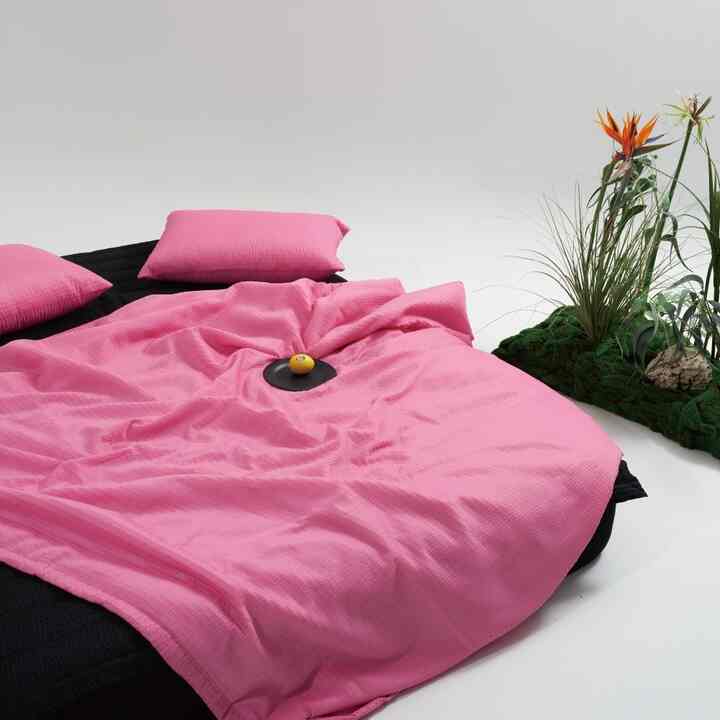 FUNKY 夏用 シアサッカー 掛け布団＆枕カバーセット［6色・2サイズ］