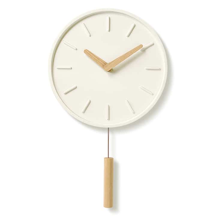 コンクリート アーネスト 壁がけ時計［2色］