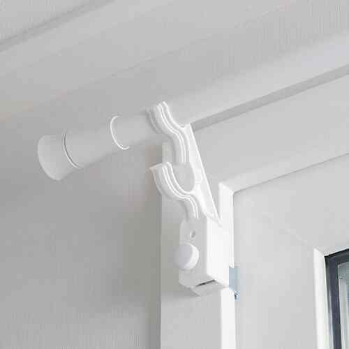 釘なしで設置できるカーテンブラケットver.4［2色］