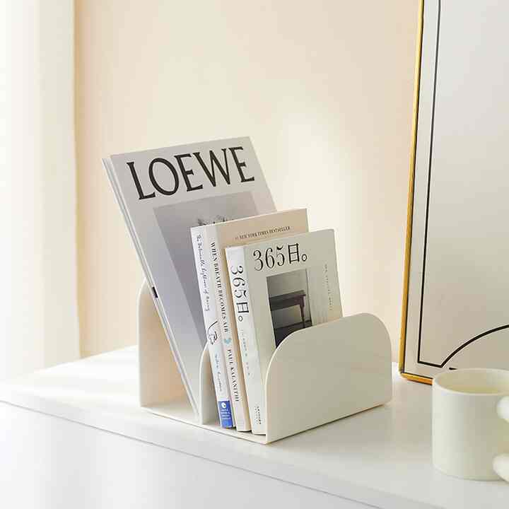 2段シンプルブックラック［2色］