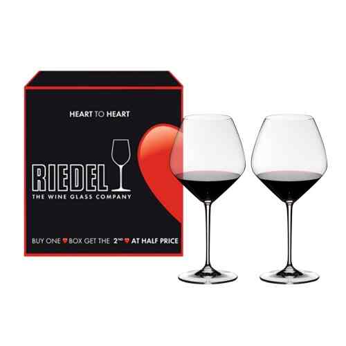 ワイングラス 2脚セット ハート・トゥ・ハート バリューパック