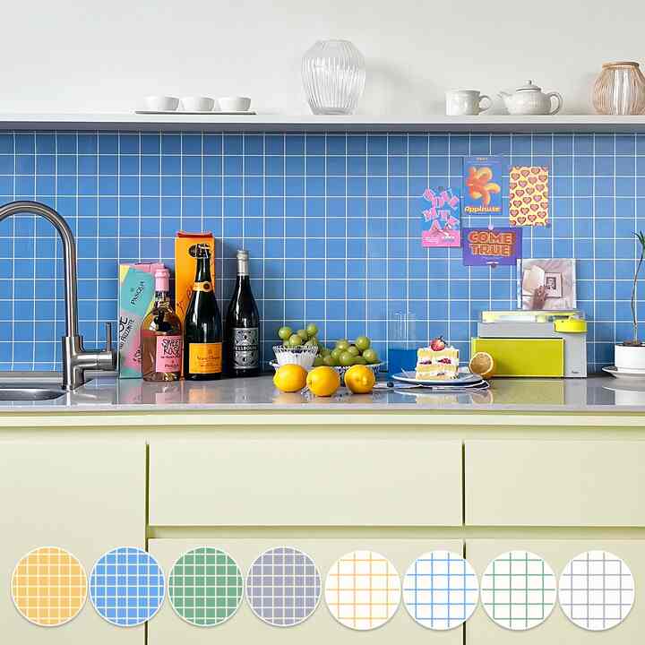 カラータイルシール［8色］