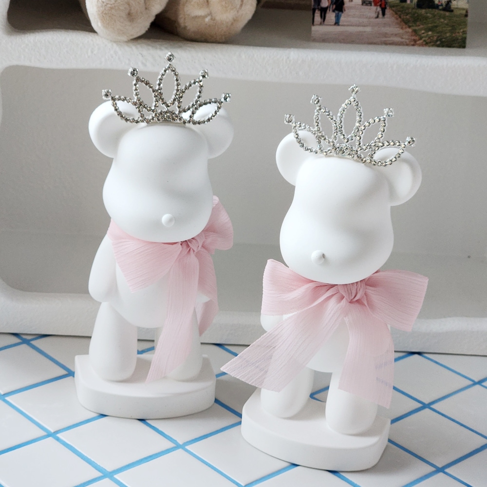오늘의집 제이시스캔들 티아라 베어브릭 석고방향제(18cm)