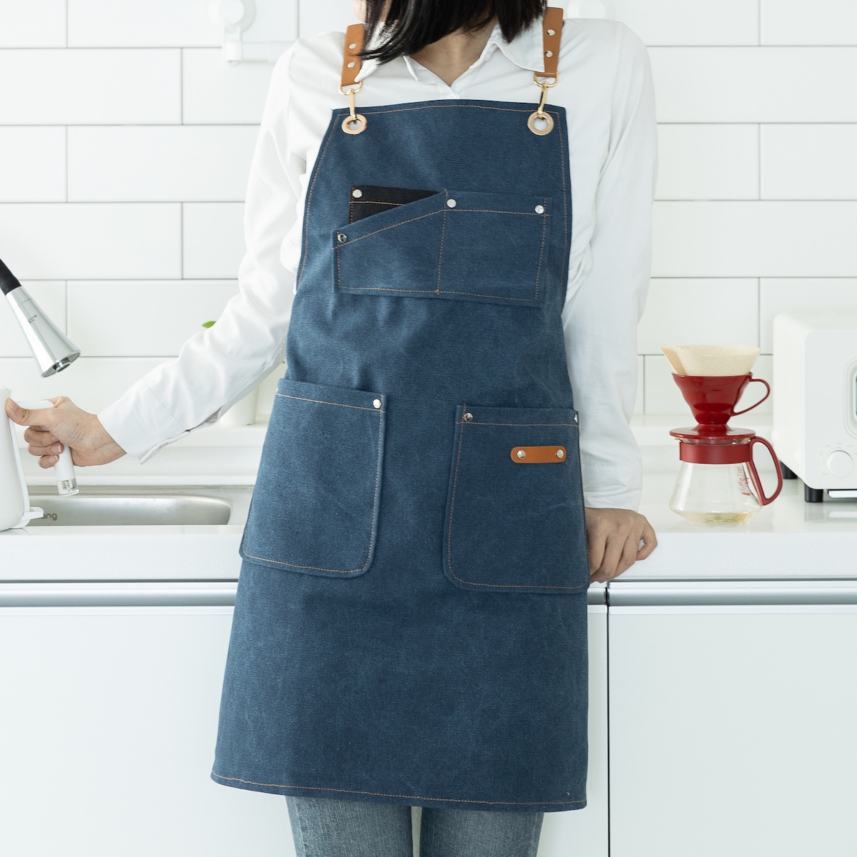 바리스타 데님 카페 공장 공방 화방 방수 앞치마 가격 비교 할메이드 바리스타 데님 카페 공장 공방 화방 방수 앞치마