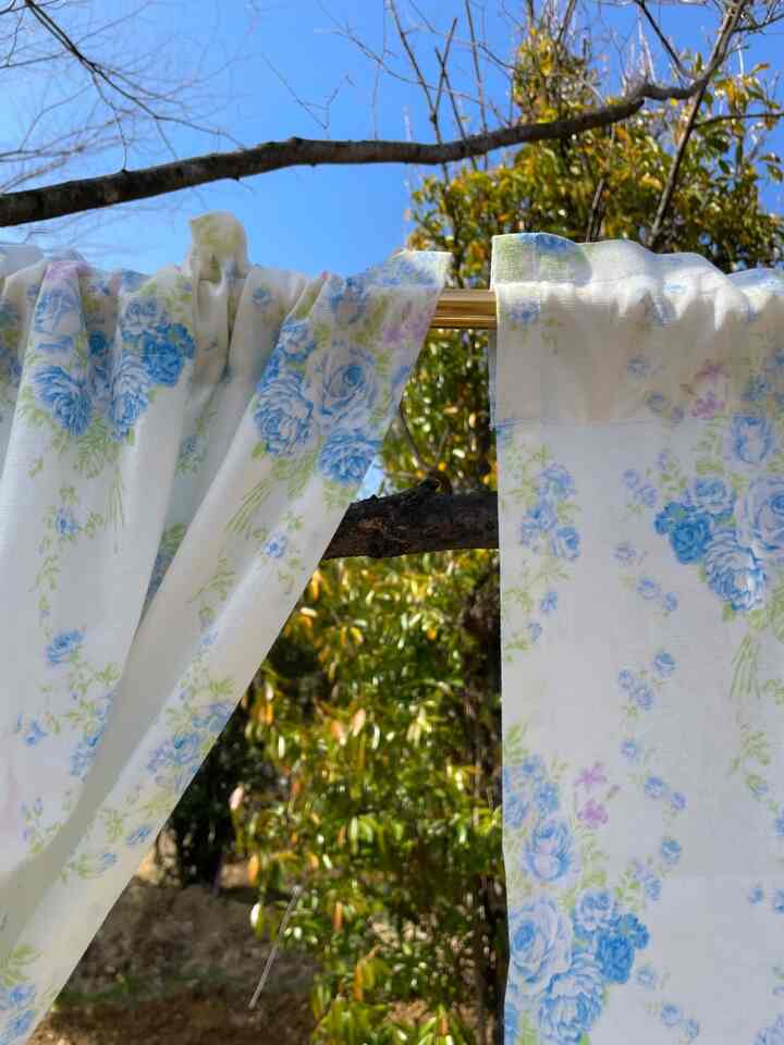 PALE BOUQUET FABRIC カーテン