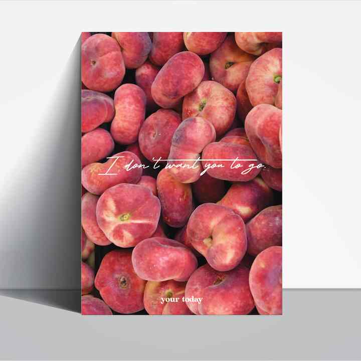 ピーチポスター