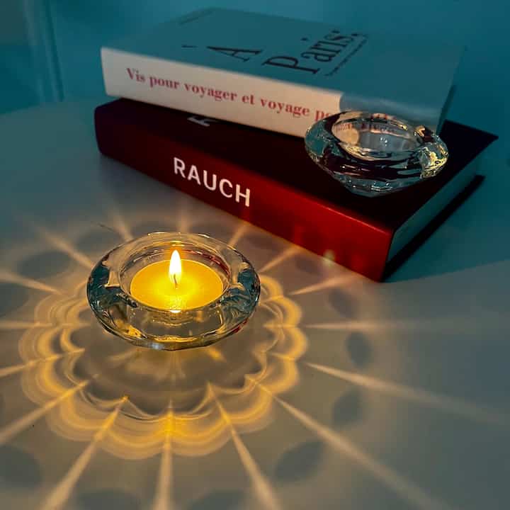 ガラス ティーライトホルダー