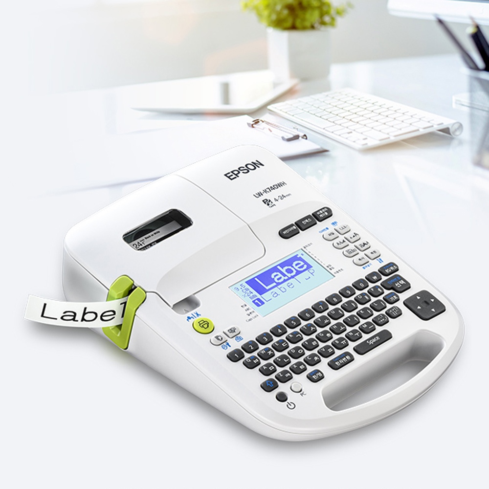 엡손 오피스 라벨 프린터 LW-K740WH 24mm 출력가능 PC연결 지원 라벨포함