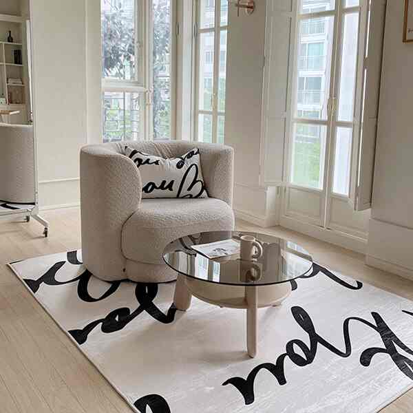 BOLD LETTER ラグ［3サイズ］