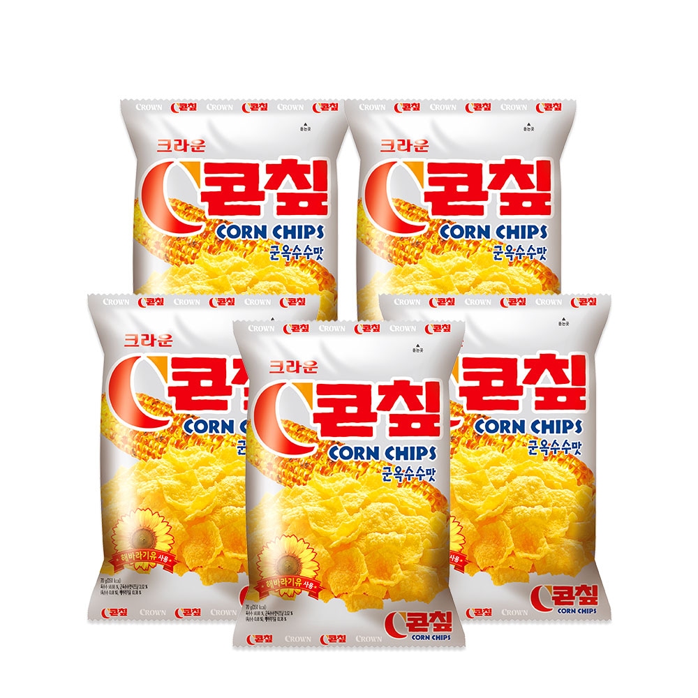 콘칲 70g 5봉 가격 비교 크라운 콘칲 70g 5봉