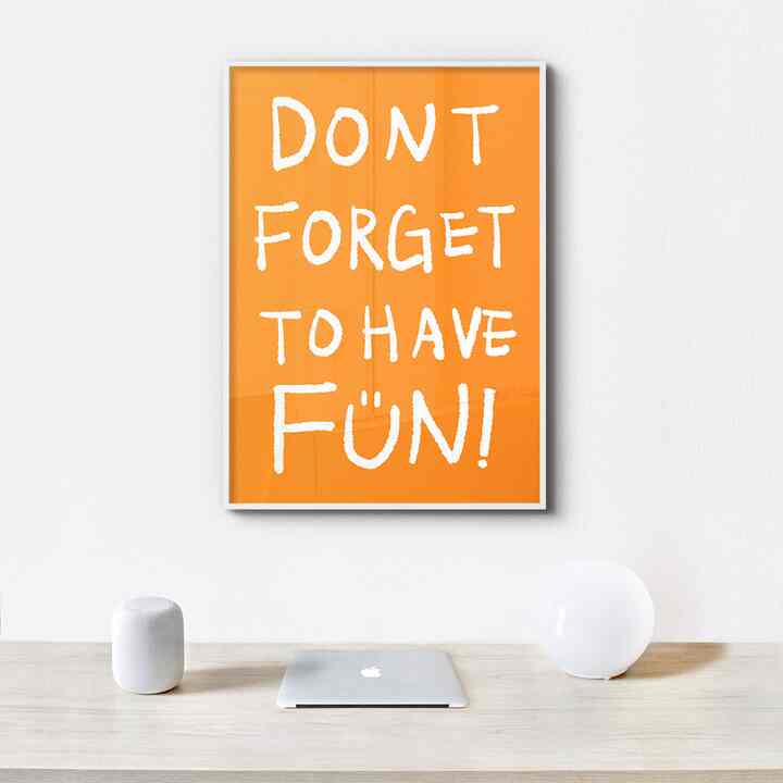 Chayun Art ポスター Dont forget to have fun!［5サイズ］