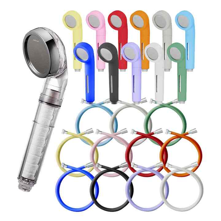 ピュアサム シャワーヘッド＋カラーカバー＋カラーシャワーホース（1.5m／2m）