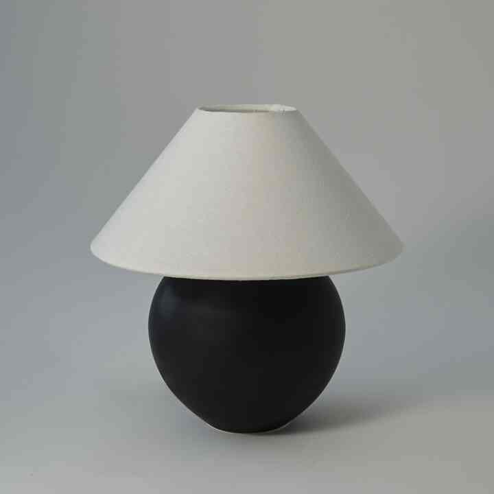 MOON JAR TABLE LAMP - deep black［2種］