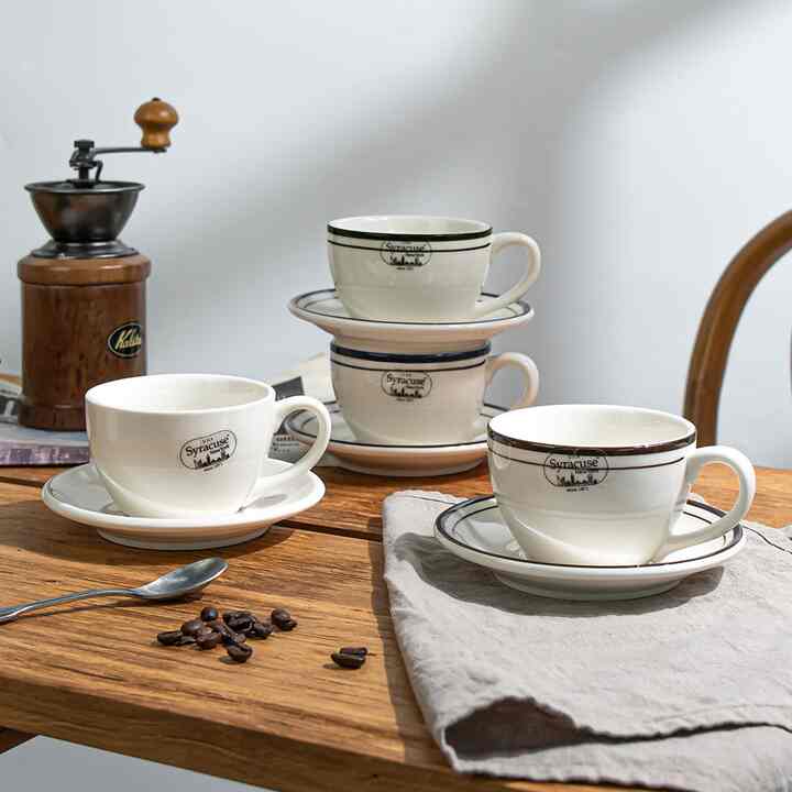 レギュラー コーヒーカップ＆ソーサー 250ml［4色］