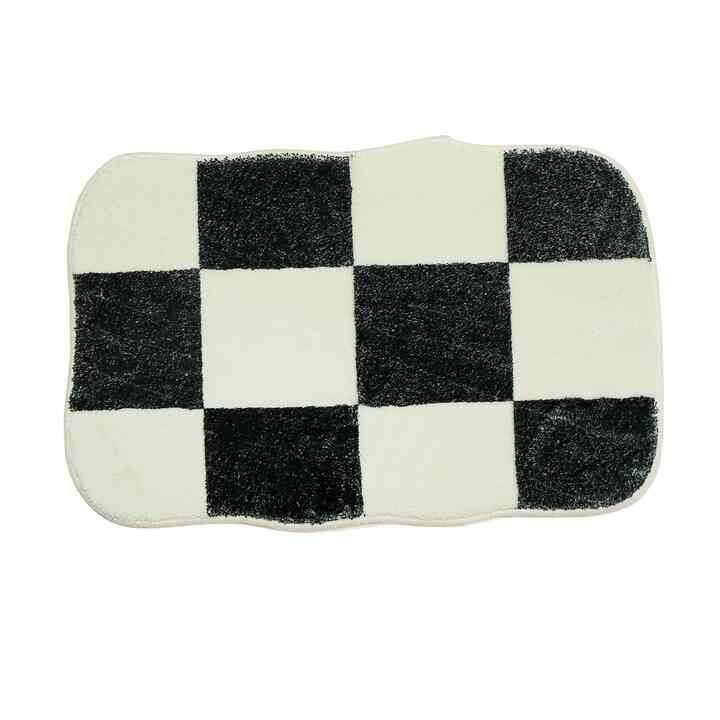 チェッカーボード ウェーブ マット/ラグ