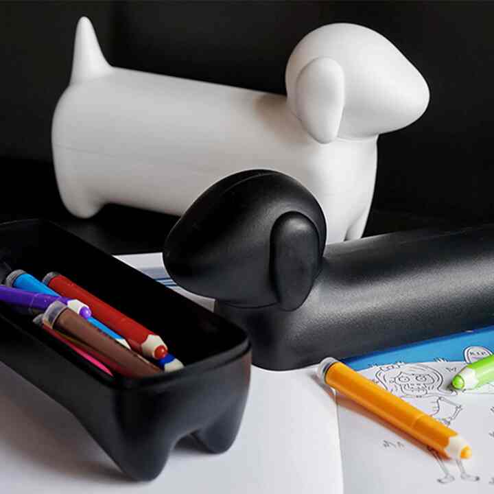 ダックスフント デスク整理箱