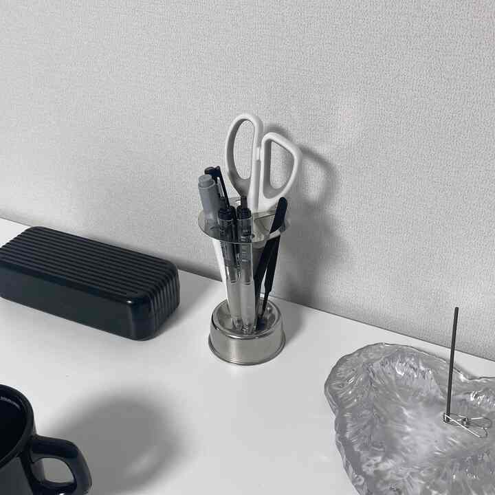 ステンレス ペンシルスタンド 4口