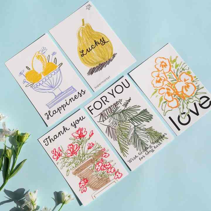 Happiness ポストカード［5種］