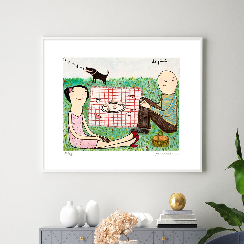 그림닷컴 에바알머슨, 판화_A Picnic (85 Editions), 인테리어 그림액자