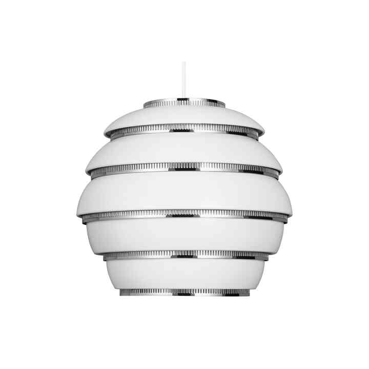 A331 ペンダント ビーハイブ ホワイト／ブラスメッキリング