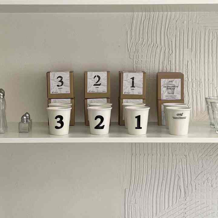 CREAM FLATWHITE PAPER CUP コーヒーカップ