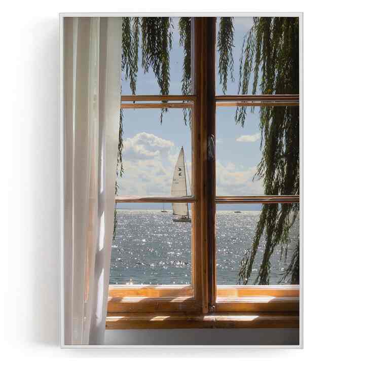 北欧の夏 インテリアポスター / Window, Finland #3