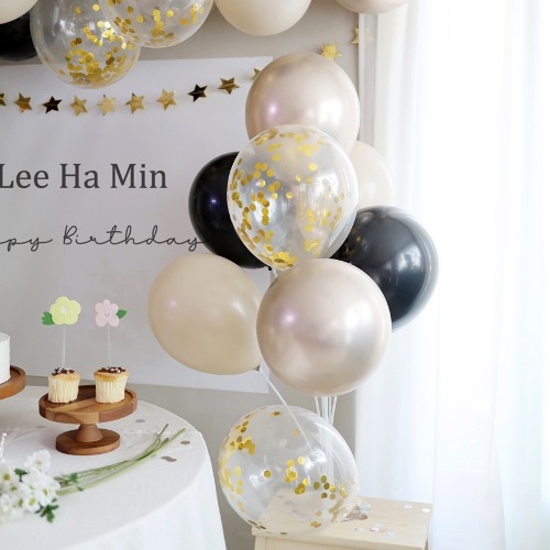 고급스럽고 세련된 생일파티 돌상 베이비샤워 브라이덜샤워 회갑 칠순 블랙골드 풍선세트 가격 비교 파티조엘 고급스럽고 세련된 생일파티 돌상 베이비샤워 브라이덜샤워 회갑 칠순 블랙골드 풍선세트