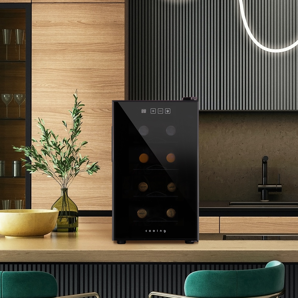 미니와인냉장고 WC-08MB 와인셀러 소형 술장고 가격 비교 쿠잉 미니와인냉장고 WC-08MB 와인셀러 소형 술장고