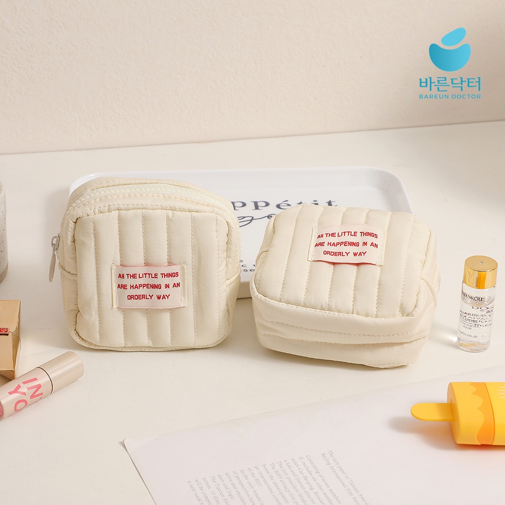 디홈 생리대 파우치 누빔 미니 파우치 여행용