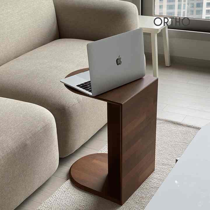 KANE ラウンド サイドテーブル［3色］