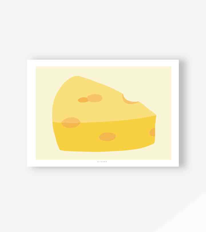 チーズ インテリアポスター