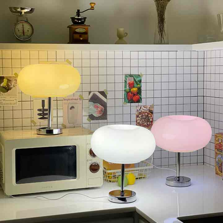 Vintage Glass Table Lamp