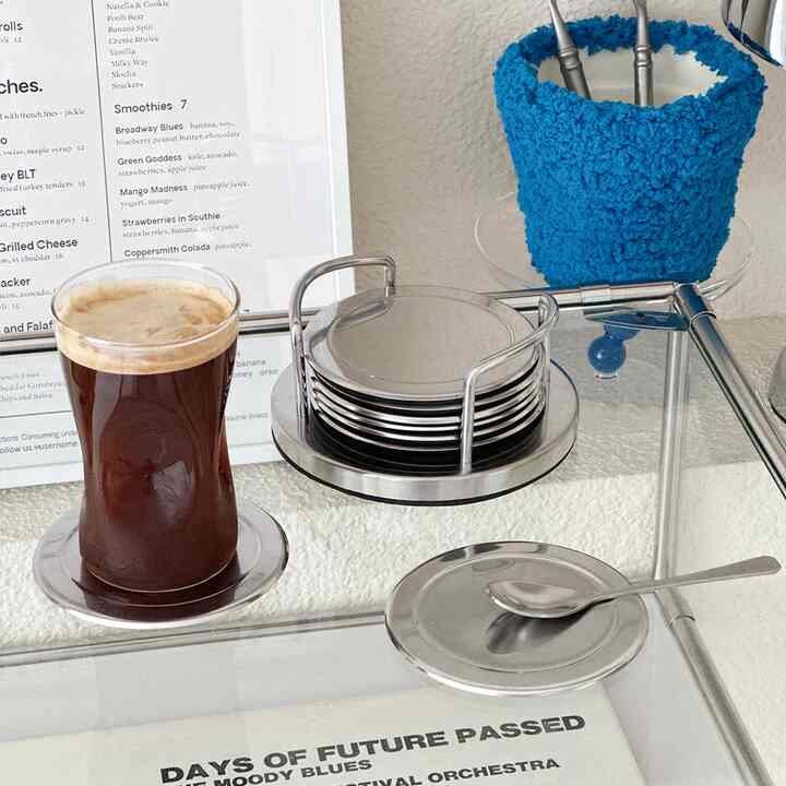 スチール コースター ホルダー 6個セット
