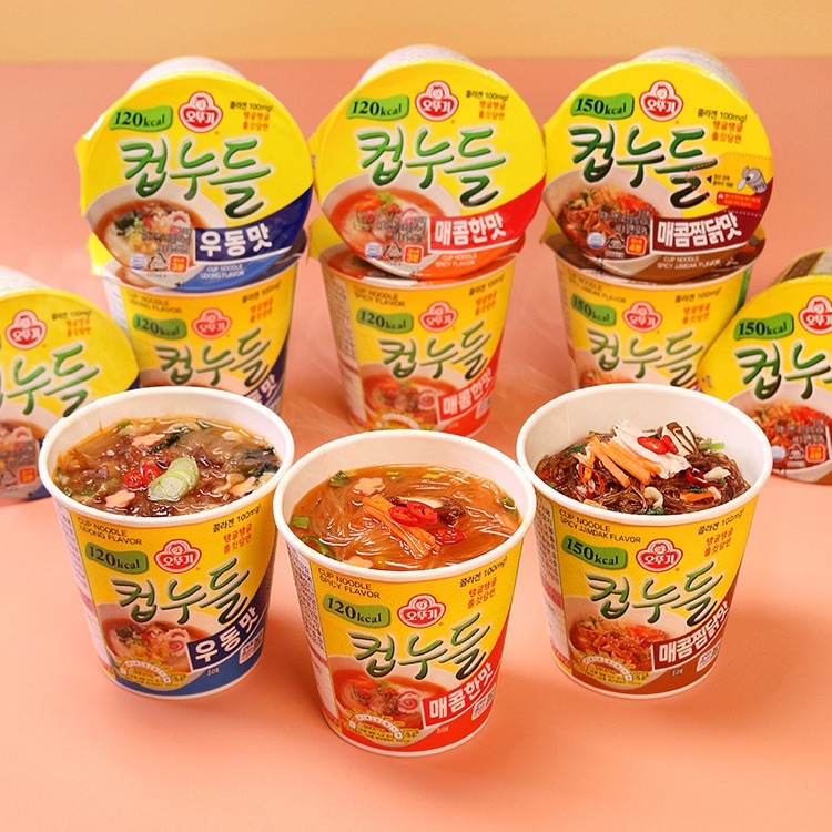 오뚜기 컵누들 매콤한맛 컵*15개 외 9종 택1(우동/매콤찜닭/짜장/로제맛/참깨라면/짬뽕맛 등)