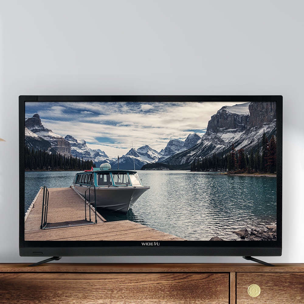 와이드뷰 56cm(22인치) FHD TV 에너지1등급 소형TV 주방 캠핑 자동차용 - 최저가 112,000원