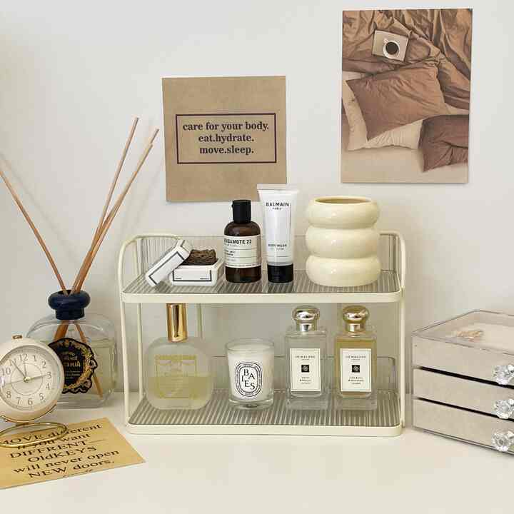 2段 フレーム ラック ミニ［2色］