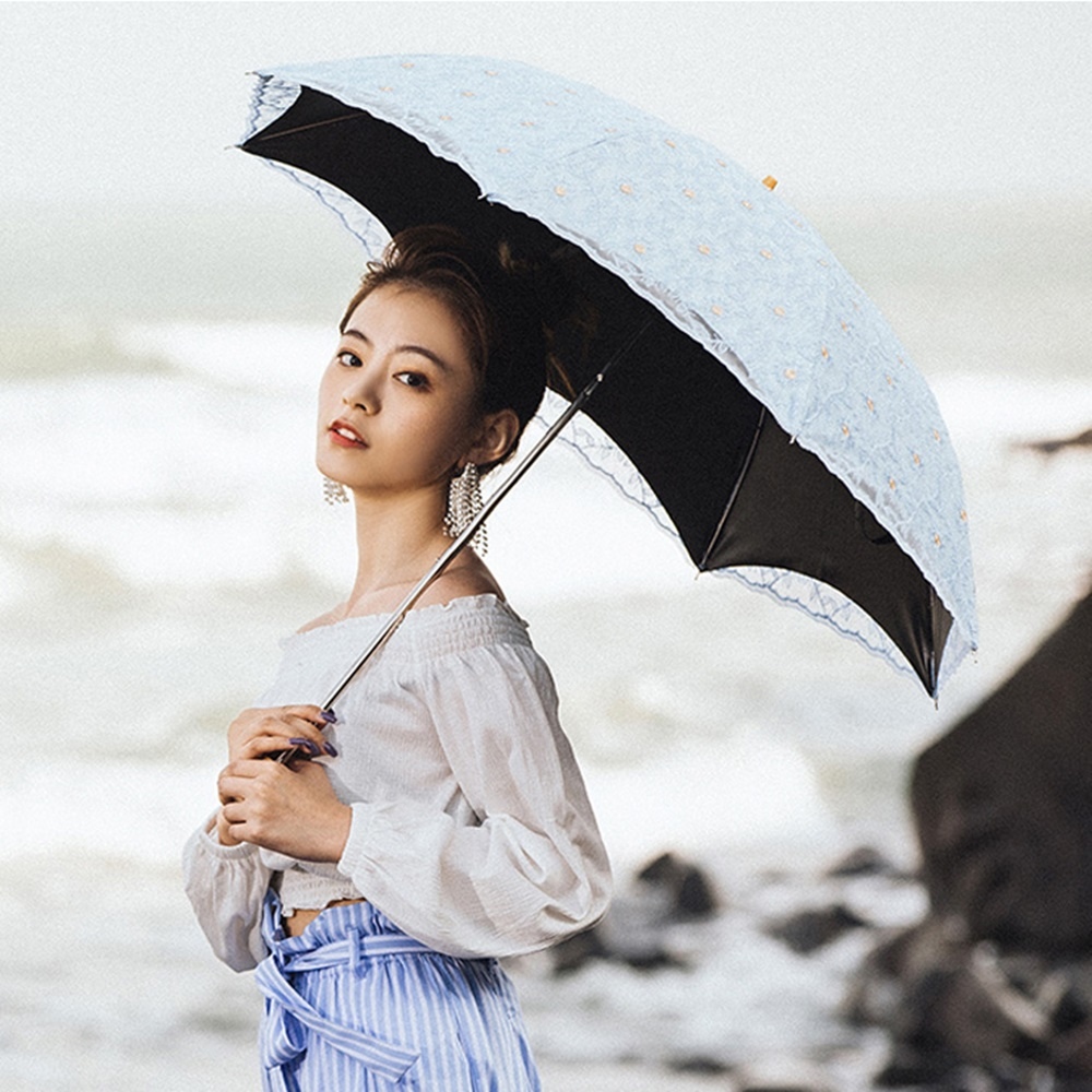 니엘로 자외선차단 99% 암막 레이스양산