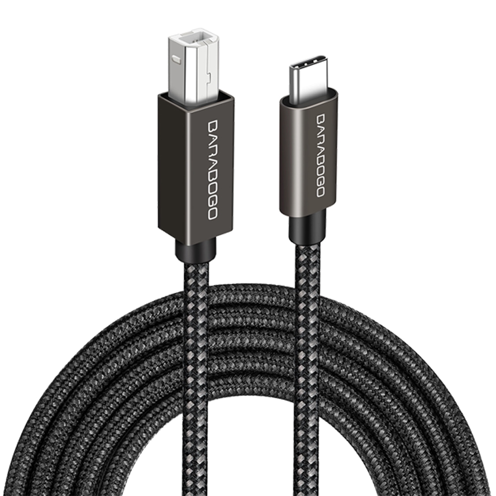 바라보고 USB C타입 to B 프린터 스캐너 연결 케이블 1.5M