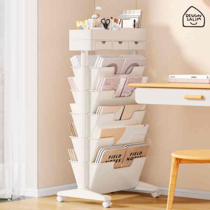 ブックワゴン5段