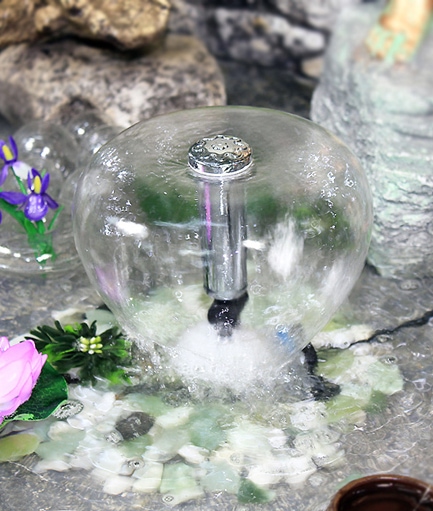 꼬모가든 우산분수와 수중모터 실내분수 미니분수대 인테리어분수
