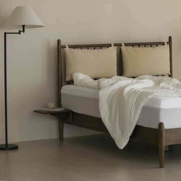 OUD 天然木 収納付きベッドフレーム［6サイズ］