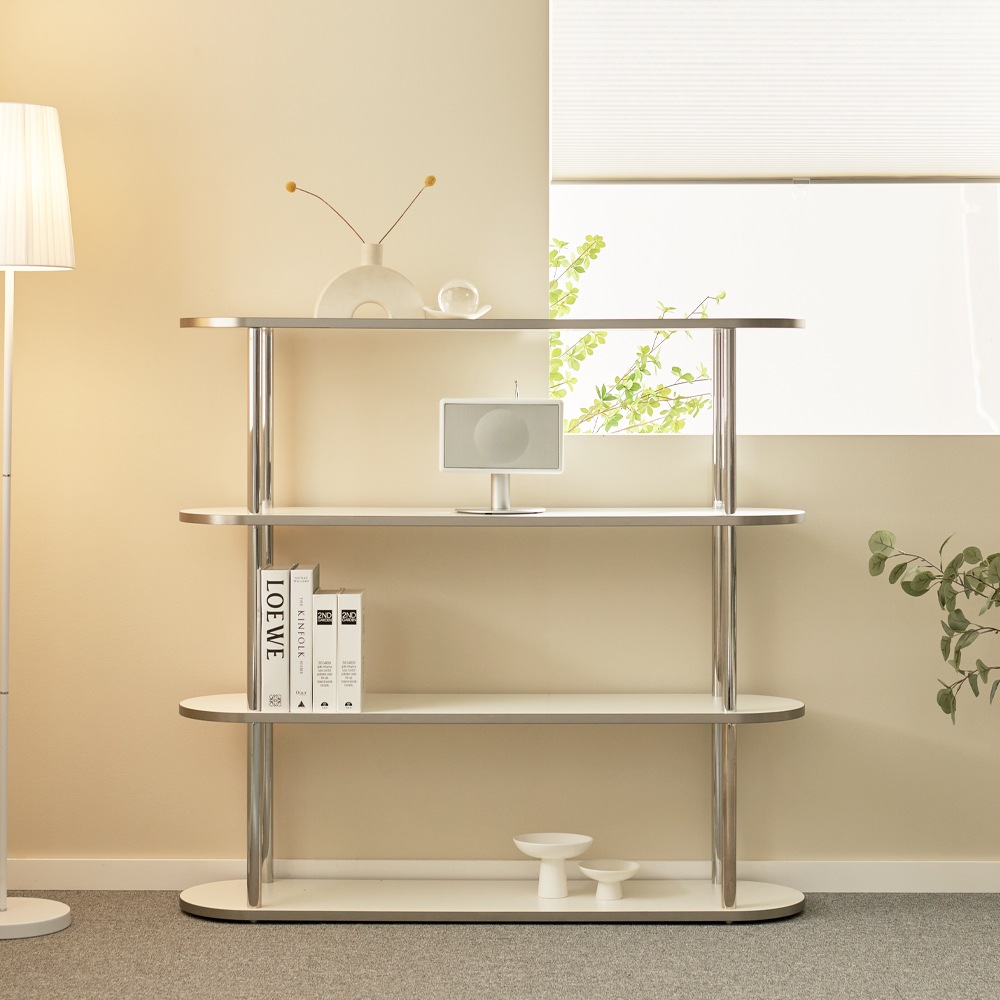Sukwang furniture WILSON 4段クロームラック | 棚・チェスト